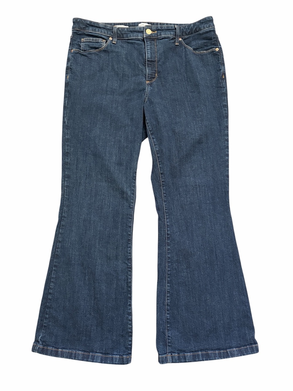 Ava & Viv High Rise Flare Dark Jeans Size 18